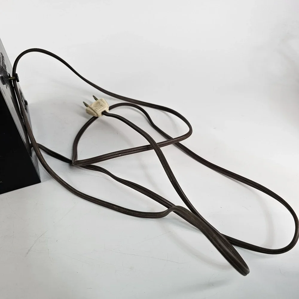Vintage Telechron Bakelite Switch Alarm 8H61 Clock Art Deco Working USA